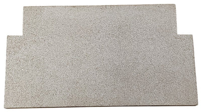 Clearview 650/750 Rear (SHAPED) Brick 600mm x 330mm x 30mm