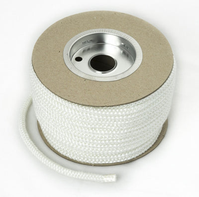 Stove Rope 8mm - 1 Metre Soft Rope Seal White